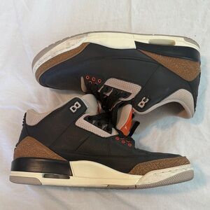 Air Jordan 3 Black/Brown/Orange